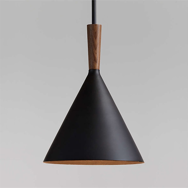 アメリカ・デザイン照明　モダンペンダントライト「Weston」Black・1灯（φ280×H386mm）