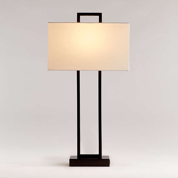 アメリカ・デザイン照明　モダンUSBテーブルライト「Adler」Black・1灯（W406×H787mm）