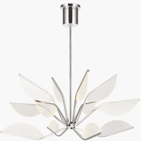 【TECH LIGHTING】アメリカ・モダン照明 ペンダントライト　「Belterra 38 Chandelier」LED照明 シルバー（Φ966×H440mm）