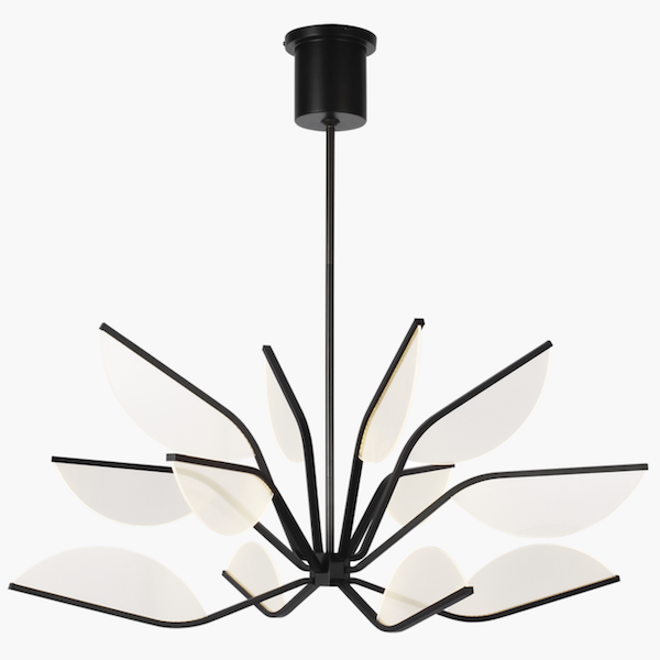 【TECH LIGHTING】アメリカ・モダン照明 ペンダントライト　「Belterra 38 Chandelier」LED照明 ブラック（Φ966×H440mm）