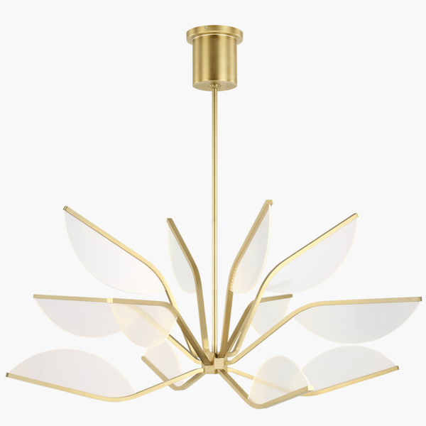 【TECH LIGHTING】アメリカ・モダン照明 ペンダントライト　「Belterra 38 Chandelier」LED照明 ゴールド（Φ966×H440mm）