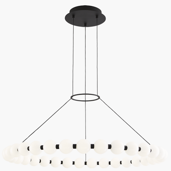 【TECH LIGHTING】アメリカ・モダン照明 ペンダントライト　「Orbet 36 Chandelier」LED照明 ブラック（Φ917×H72mm）
