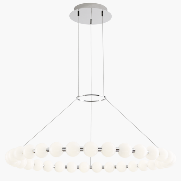 【TECH LIGHTING】アメリカ・モダン照明 ペンダントライト　「Orbet 36 Chandelier」LED照明 シルバー（Φ917×H72mm）