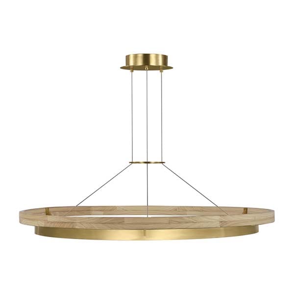 【TECH LIGHTING】アメリカ・モダン照明 ペンダントライト　「Grace 48 Chandelier」LED照明 ゴールド／ブラウン（Φ1220×H97mm）