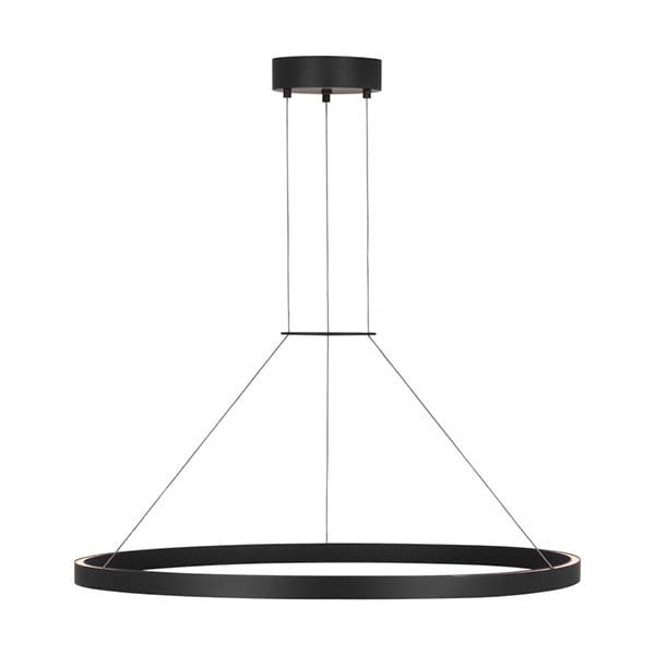 【TECH LIGHTING】アメリカ・モダン照明 ペンダントライト　「Fiama 30 Suspension」LED照明 ブラック（Φ762×H39mm）