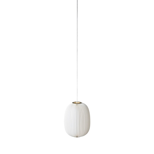 【LE KLINT】デンマーク・デザイン照明「LAMELLA 4」ペンダントライト　ゴールド（Φ210×H270mm）