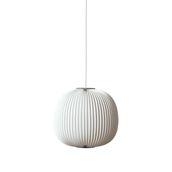 【LE KLINT】デンマーク・デザイン照明「LAMELLA 3」ペンダントライト　シルバー（Φ320×H300mm）