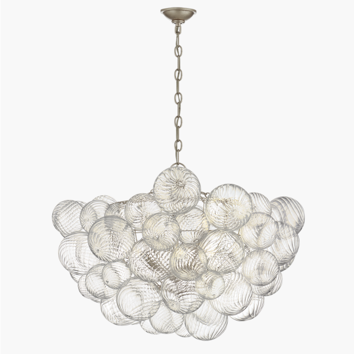 【Visual Comfort】アメリカ・デザイン照明 シャンデリア「Talia Large Chandelier」8灯・シルバー（W838×H610mm）