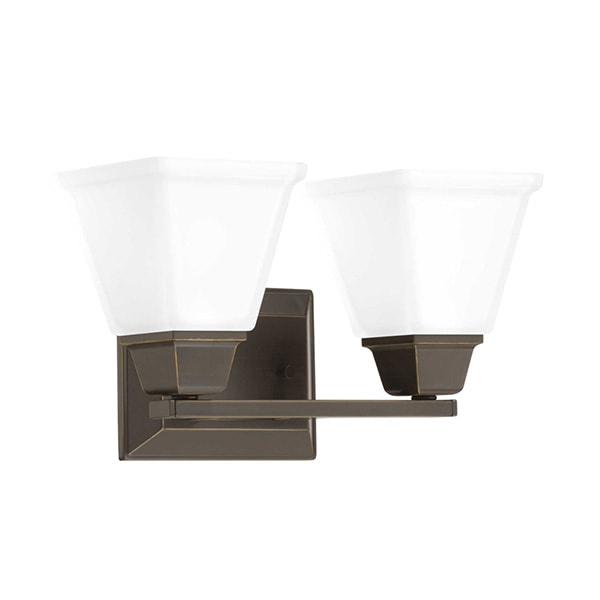 【CRYSTORAMA LIGHTING】ブラケット「Clifton Heights」 2灯 シルバー／ブラウン／ブラック (W361×H211mm)