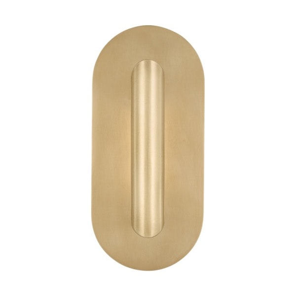 【TECH LIGHTING】アメリカ・ウォールライト「Fielle Small Sconce」ゴールド（W87×D87×H191mm）