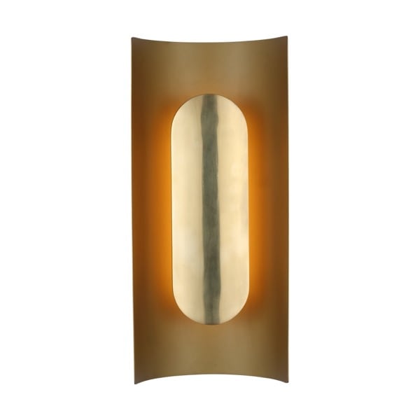 【TECH LIGHTING】アメリカ・ウォールライト「Shielded Medium Sconce」ゴールド（W199×D94×H458mm）