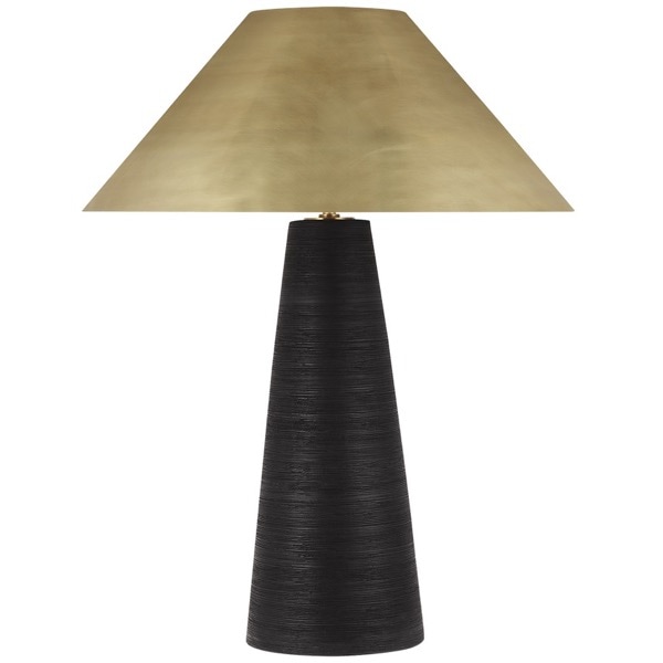 【TECH LIGHTING】アメリカ・テーブルライト「Karam Large Table Lamp」ゴールド／ブラック（W559×D559×H724mm）
