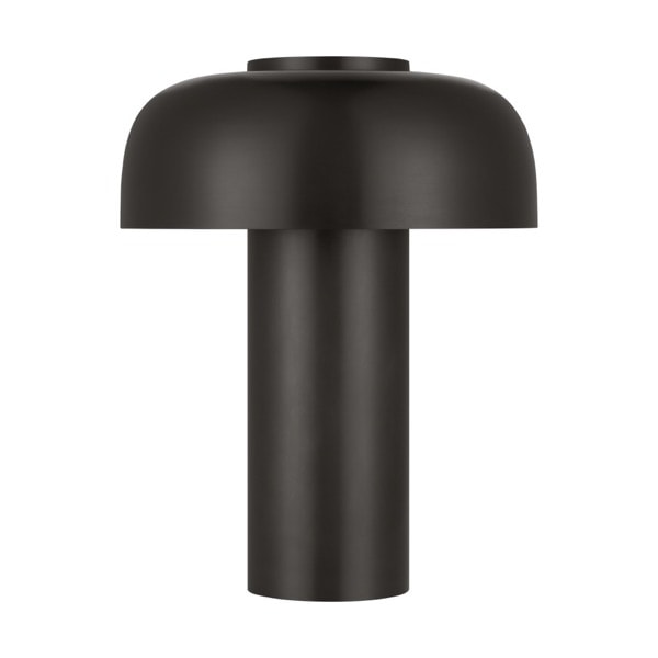 【TECH LIGHTING】アメリカ・テーブルライト「Louver 9 Rechargeable Table Lamp」ブロンズ（W178×D178×H224mm）
