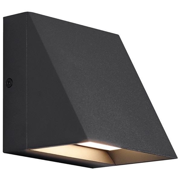 【TECH LIGHTING】アメリカ・アウトドア・ウォールライト「Pitch Single Outdoor Wall」ブラック（W127×D100×H127mm）