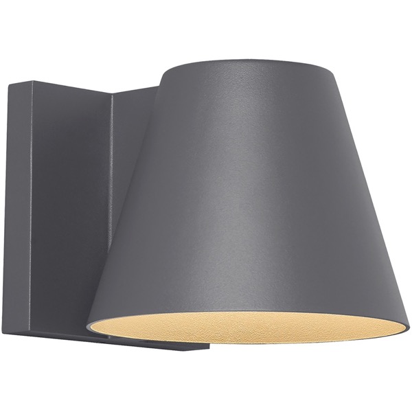 【TECH LIGHTING】アメリカ・アウトドア・ウォールライト「Bowman 6 Outdoor Wall Sconce」グレー（W191×D229×H153mm）