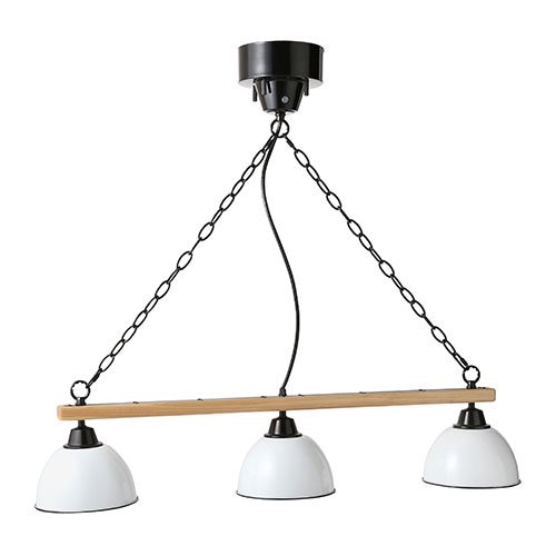 【BRID】北欧スタイル デザインペンダントライト 3灯「GENDER WOOD ROD 3CEILING LAMP」（W900×H750×D180mm）