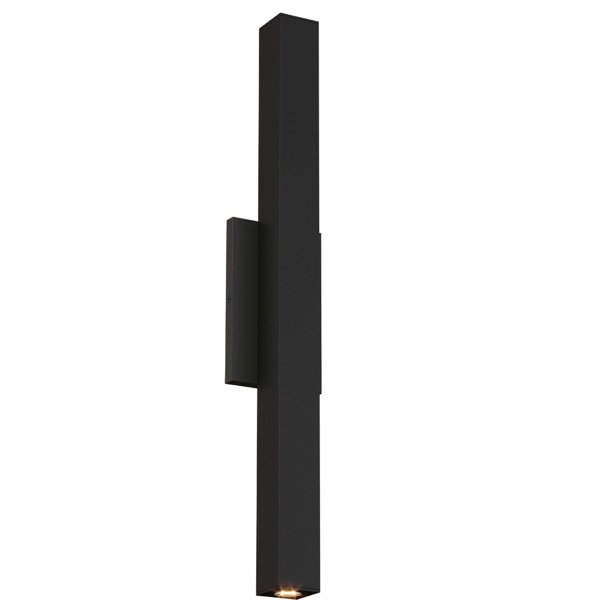 【TECH LIGHTING】アメリカ・アウトドア・ウォールライト「Chara Square 26 Outdoor Wall Sconce」ブラック（W115×D69×H661mm）