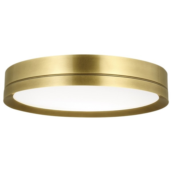 【TECH LIGHTING】アメリカ・モダン照明 シーリングライト「Finch Round Flush Mount」LED照明 ゴールド（Φ305×H54mm）