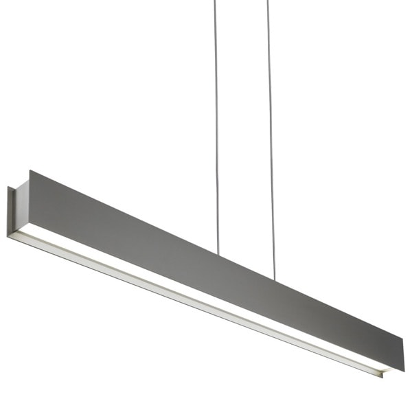 【TECH LIGHTING】アメリカ・モダン照明 ペンダントライト「Vandor Linear Suspension」LED照明 シルバー／グレー（W1270×D79×H102mm）