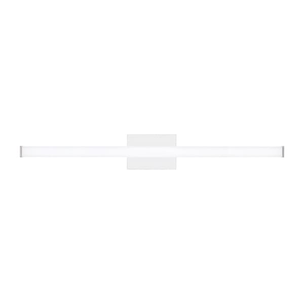 【TECH LIGHTING】アメリカ・ウォールライト「Lufe Square 36 Bath」シルバー（W915×D82×H127mm）