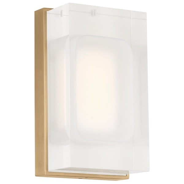 【TECH LIGHTING】アメリカ・ウォールライト「Milley 7 Wall」ゴールド（W102×D64×H178mm）