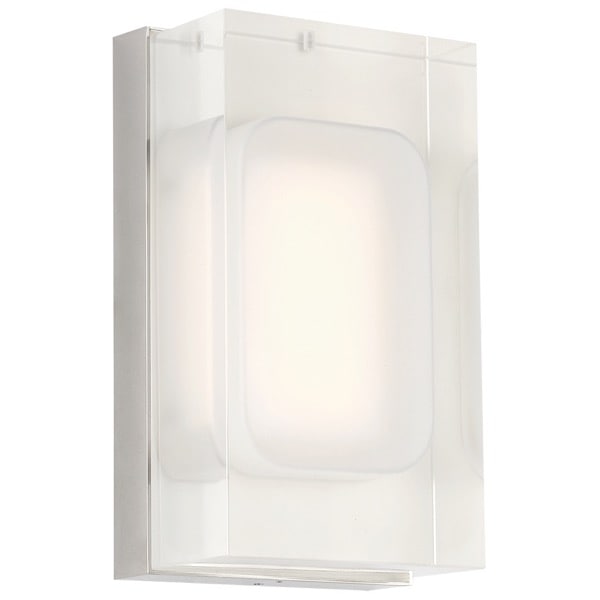 【TECH LIGHTING】アメリカ・ウォールライト「Milley 7 Wall」シルバー（W102×D64×H178mm）