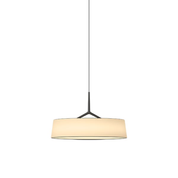 【VIBIA】 スペイン・デザイン照明「Dama」ペンダントライト　ブラック／ベージュ（φ450×H110mm）