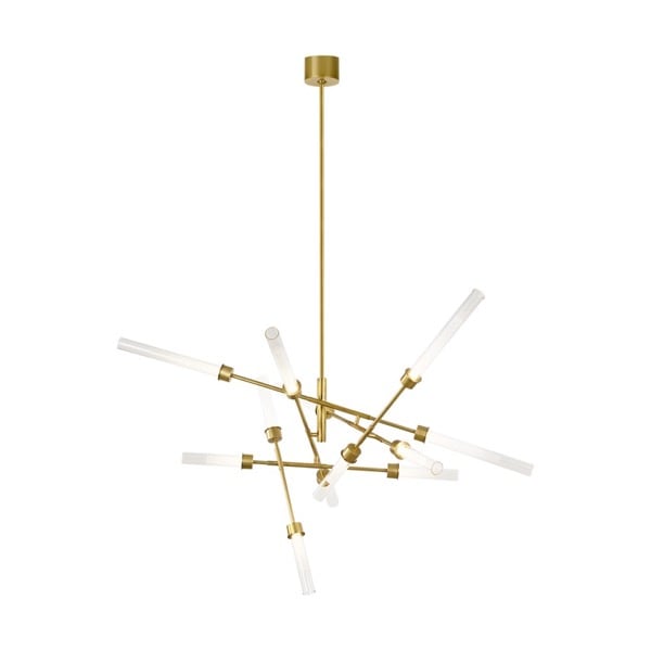 【TECH LIGHTING】アメリカ・モダンシャンデリア「Linger 12-Light Abstract Chandelier」LED照明 ゴールド（W1329×D1032×H1032mm）