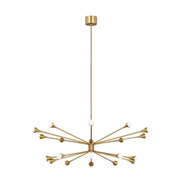 【TECH LIGHTING】アメリカ モダンシャンデリア「Lody 20-Light Chandelier」LED照明 ゴールド（Φ1220×H331mm）