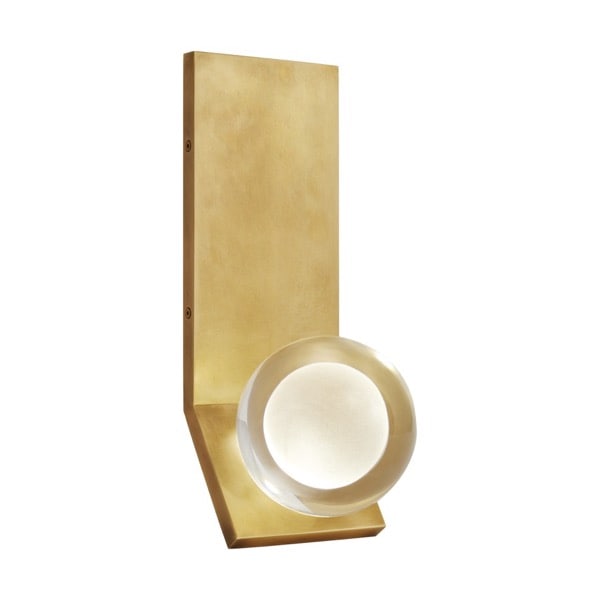 【TECH LIGHTING】アメリカ・ウォールライト「Mina Wall Sconce」ゴールド（W127×D158×H354mm）