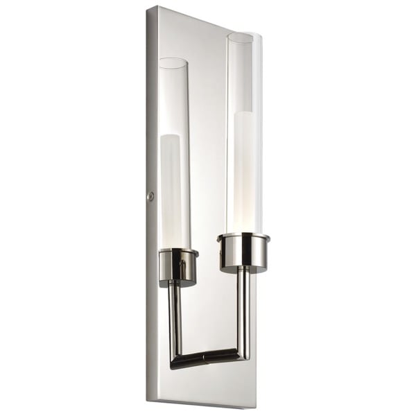 【TECH LIGHTING】アメリカ・ウォールライト「Linger Wall Sconce」シルバー（W127×D89×H389mm）