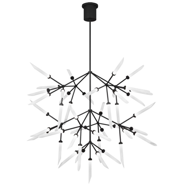 【TECH LIGHTING】アメリカ モダンシャンデリア「Spur Grande Chandelier」LED照明 ブラック（Φ1044×H1098mm）