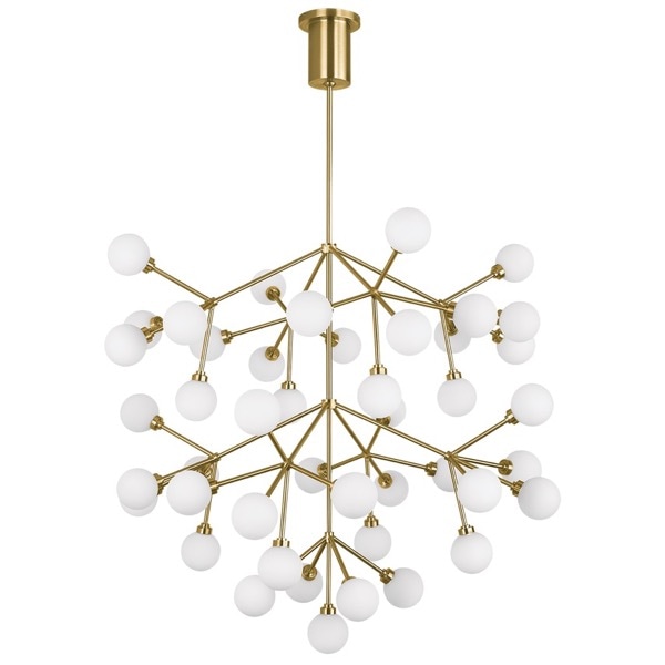 【TECH LIGHTING】アメリカ・モダン照明 モダンシャンデリア「Mara Grande Chandelier」LED照明 ゴールド（W826×D826×H877mm）