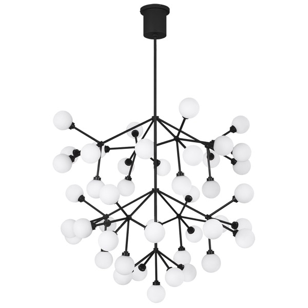 【TECH LIGHTING】アメリカ・モダン照明 モダンシャンデリア「Mara Grande Chandelier」LED照明 ブラック（W826×D826×H877mm）