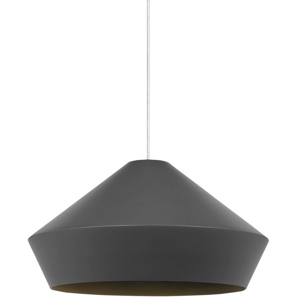 【TECH LIGHTING】アメリカ・モダン照明 ペンダントライト「Brummel Pendant」LED照明 グレー／シルバー（Φ267×H143mm）