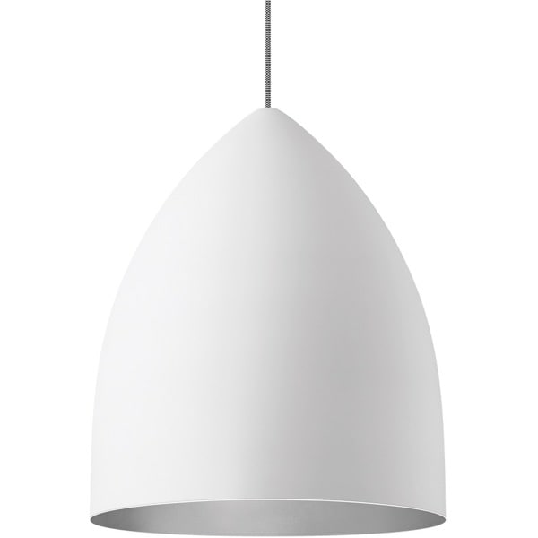 【TECH LIGHTING】アメリカ・モダン照明 ペンダントライト「Signal Grande Pendant」LED照明 ホワイト／シルバー（Φ432×H508mm）