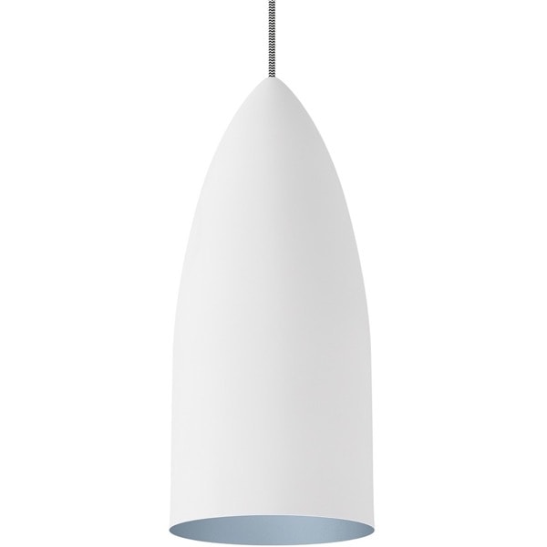 【TECH LIGHTING】アメリカ・モダン照明 ペンダントライト「Signal Pendant」LED照明 ホワイト／ブルー（Φ155×H356mm）