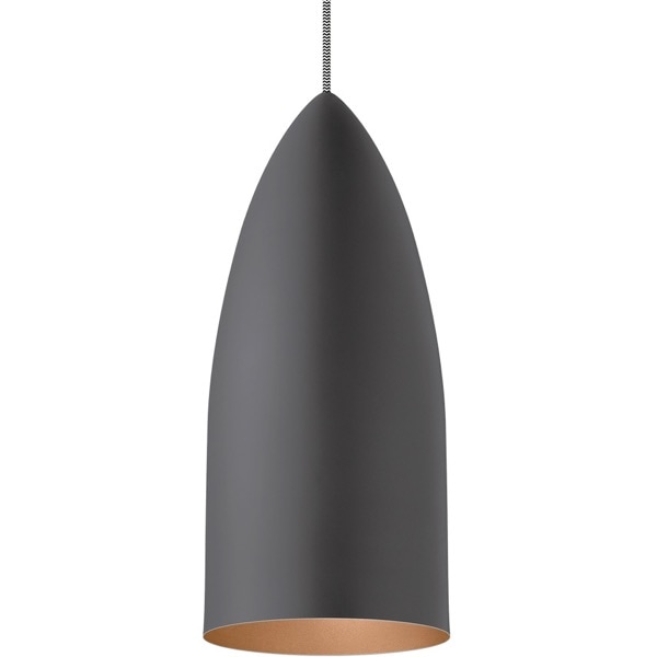 【TECH LIGHTING】アメリカ・モダン照明 ペンダントライト「Signal Pendant」LED照明 グレー／ブラウン（Φ155×H356mm）