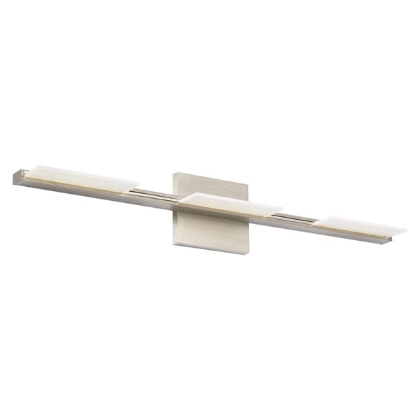 【TECH LIGHTING】アメリカ・ウォールライト「Tris 3-Light Bath Sconce」シルバー（W651×D87×H110mm）