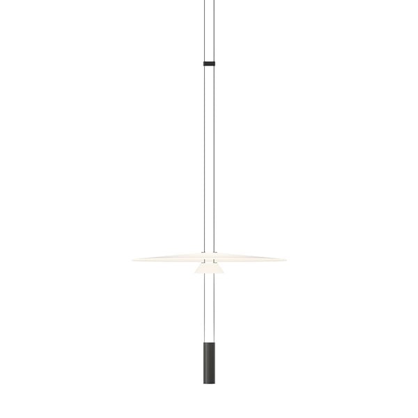 【VIBIA】 スペイン・デザイン照明「Flamingo mini」ペンダントライト　ブラック（φ450×H930mm）