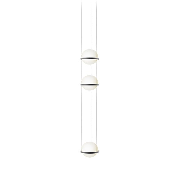 【VIBIA】 スペイン・デザイン照明「Palma」ペンダントライト　ブラック（φ220mm）