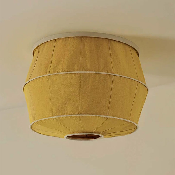 【Tulip】アメリカ・おしゃれ照明カバー「Gem Sunlight」イエロー（φ508×H356mm）