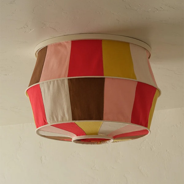 【Tulip】アメリカ・おしゃれ照明カバー「Gem Patches」マルチカラー（φ508×H356mm）