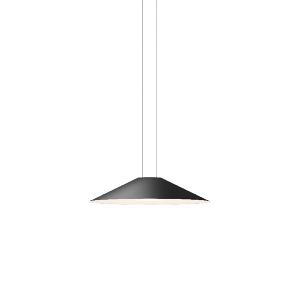 【VIBIA】 スペイン・ショップレール照明「Circus」ペンダントライト　ブラック／ベージュ（φ400×H80mm）
