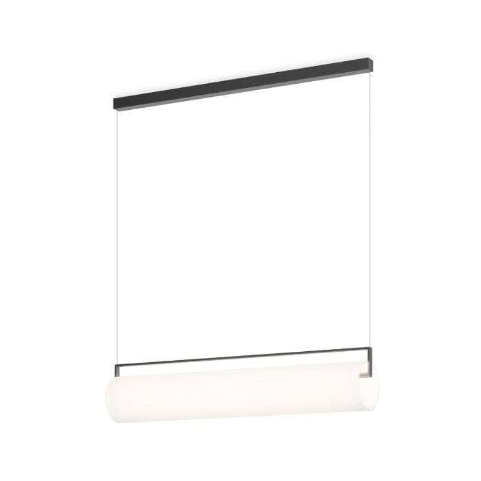 【VIBIA】 スペイン・デザイン照明「KONTORNO」シーリングライト　ブラック（W920×H160×φ150mm）