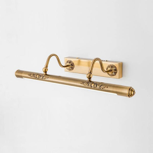 デザイン照明　ピクチャーライト・ウォールライト　ゴールド／シルバー（W500／600／800mm）