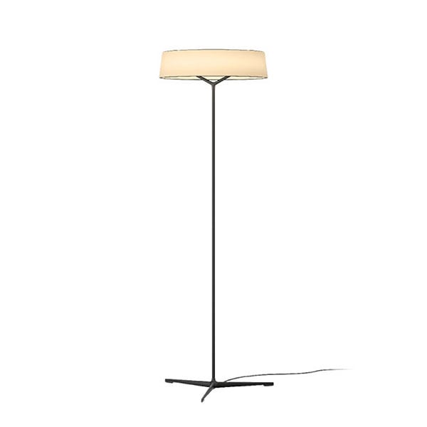 【VIBIA】 スペイン・デザイン照明「Dama」フロアライト　ブラック／ベージュ（φ450×H1400mm）