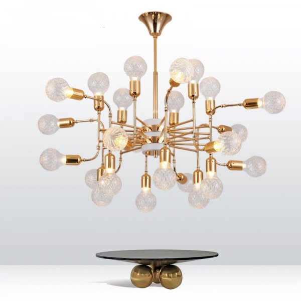 デザイン照明 モダンシャンデリア 12/16灯 （W1000×H600mm）