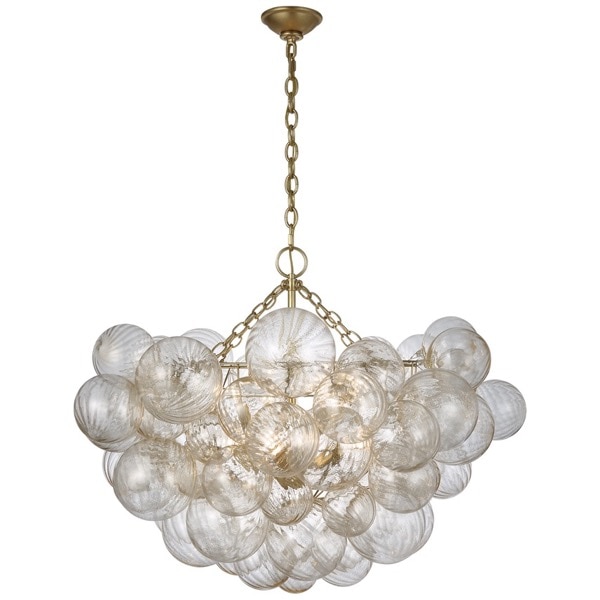 【Visual Comfort】アメリカ・デザイン照明 シャンデリア「Talia Large Chandelier」8灯・ゴールド（W838×H610mm）