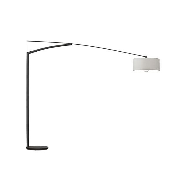 【VIBIA】 スペイン・デザイン照明「Balance」フロアライト　ブラック／シルバー（W2600×H2100mm）